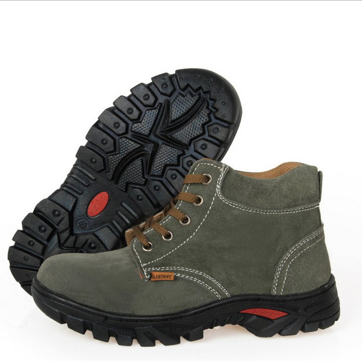 反绒牛皮劳保鞋 优质防滑防刺穿安全工作鞋 高密厂家直销供应