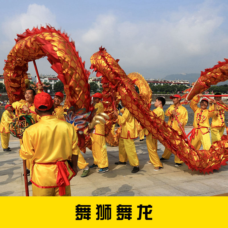 汉族传统习俗节目舞狮舞龙喜庆庆典演出服务耍龙灯、龙灯舞表演图片
