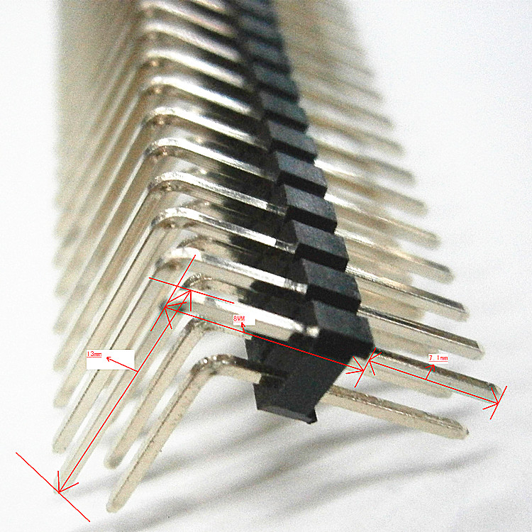 双排　三排弯排针排母连接器　2.54/2.0/1.27单排双排三弯排针排母连接器