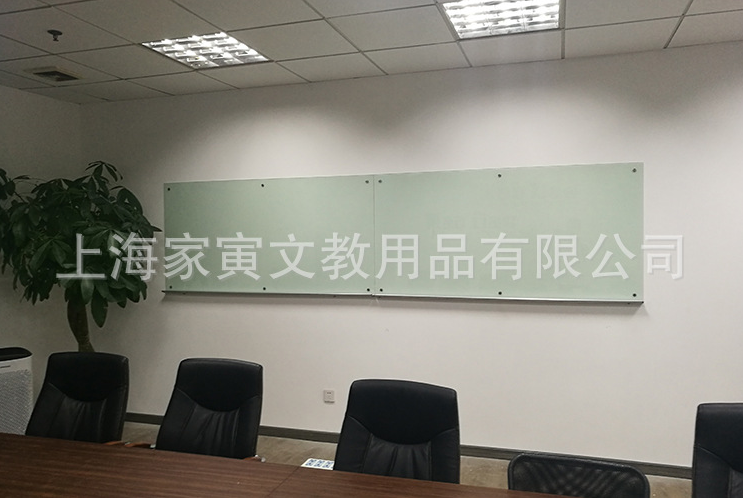 上海厂家 生产直销玻璃白板 可投影 可书写 可吸磁 样式美观 坚固耐用