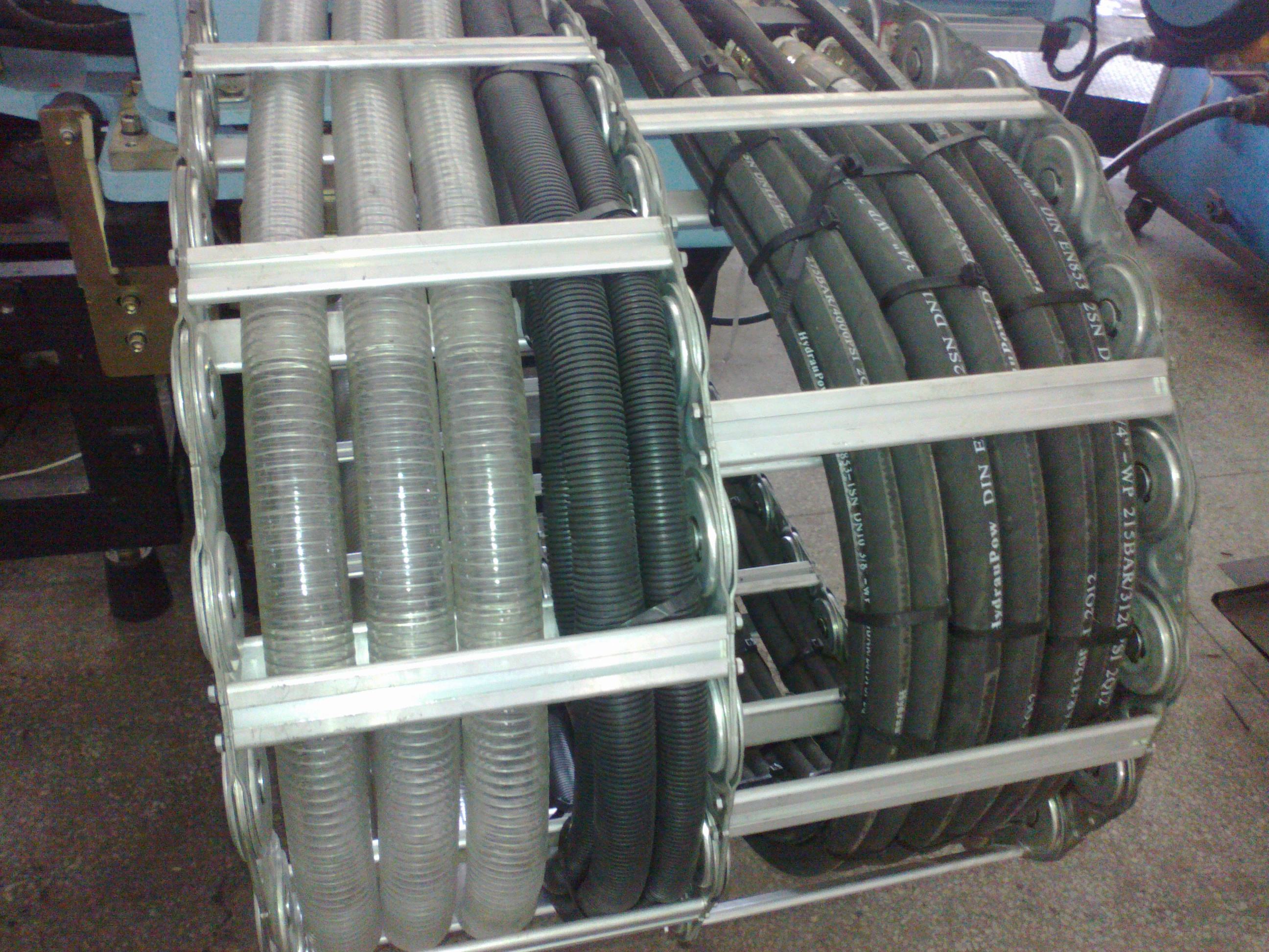 北京钢制电缆拖链厂家，北京框架式钢制拖链价格
