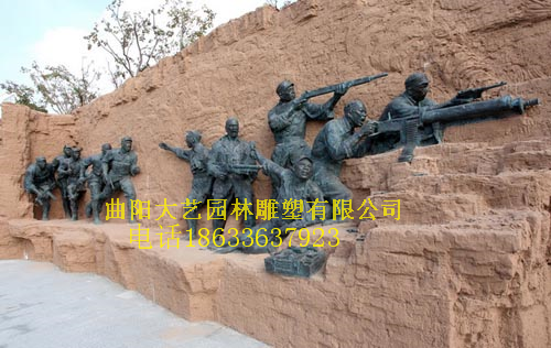 八路军人物雕塑八路军人物雕塑厂家 八路军人物雕塑价格 八路军人物雕塑定做公司