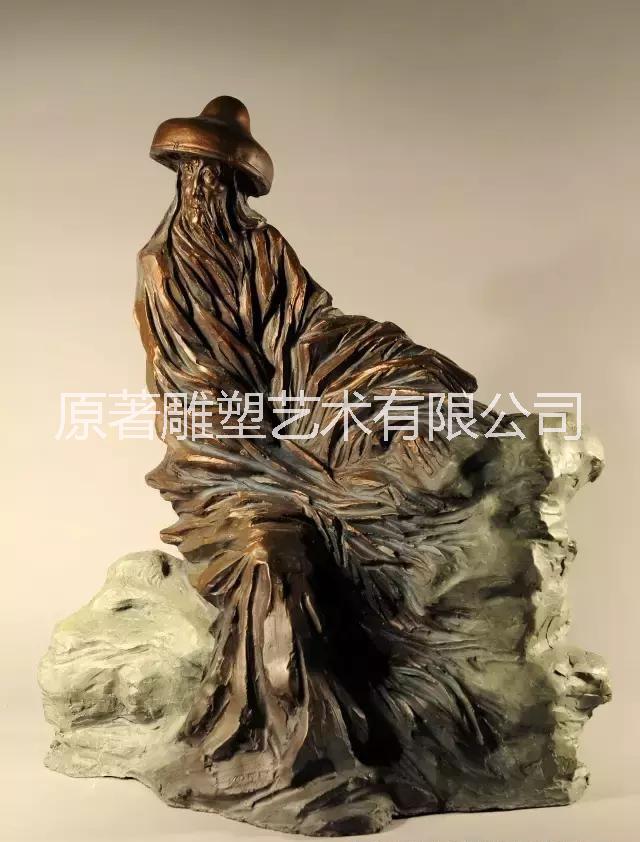广东东莞原著雕塑厂家手工制造 扬州八怪铸铜雕塑城市景观家居摆饰