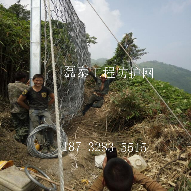 生态环境治理边坡防护网 柔性被动网防护 RXI-075型环形网
