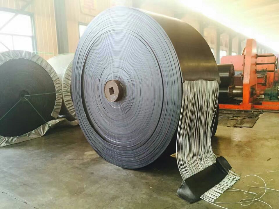 钢丝绳输送带 优质钢丝绳输送带批发 钢丝绳橡胶输送带厂家直销