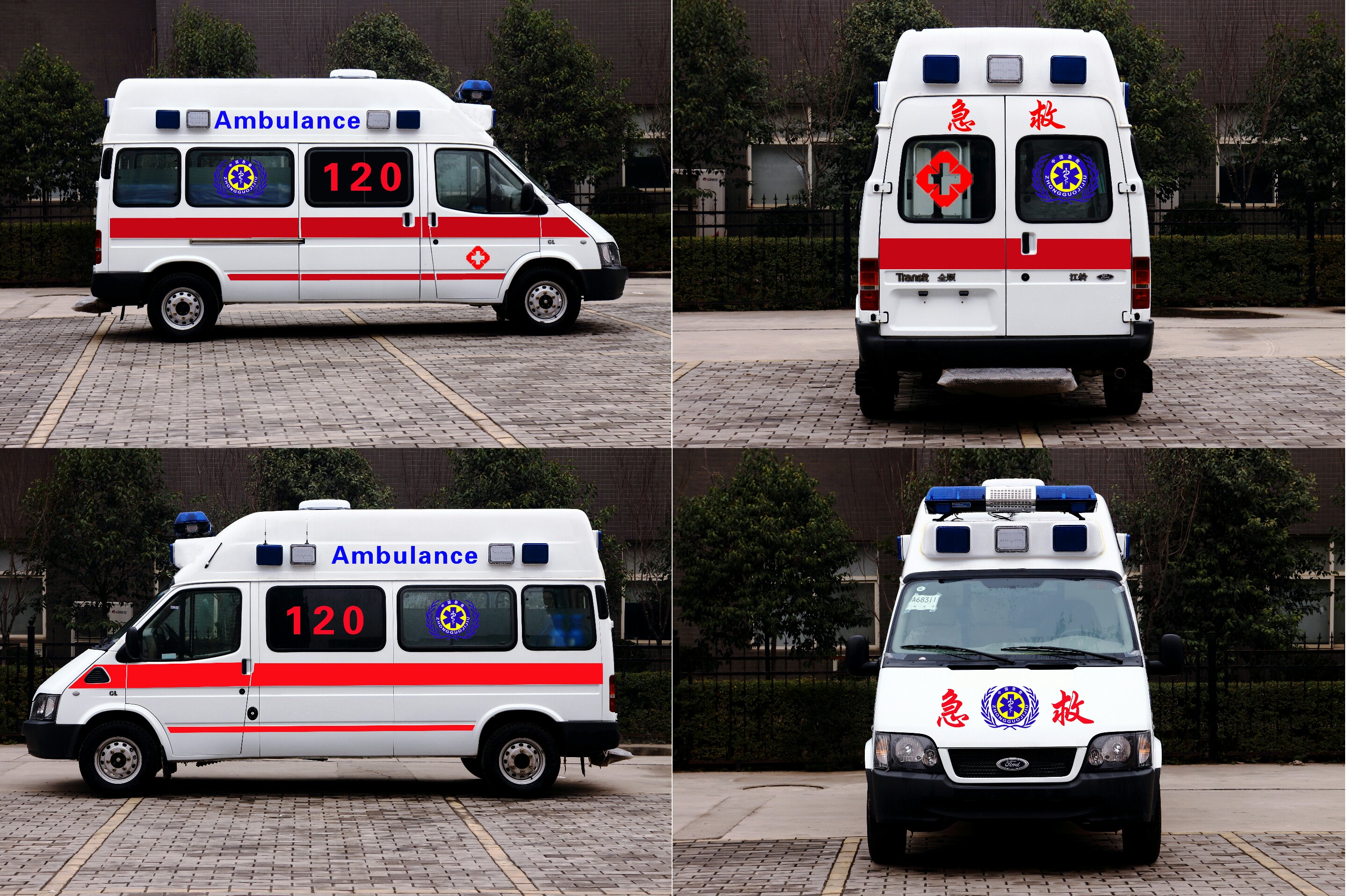 福特全顺V34转运（监护）型救护供应福特全顺V34转运（监护）型救护销售13592455385