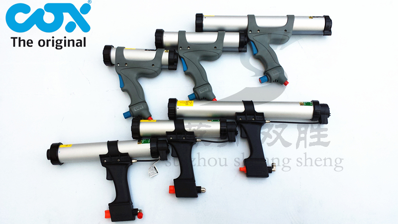 供应Airflow2玻璃胶枪原装进口气动助力式铝筒胶枪包邮图片