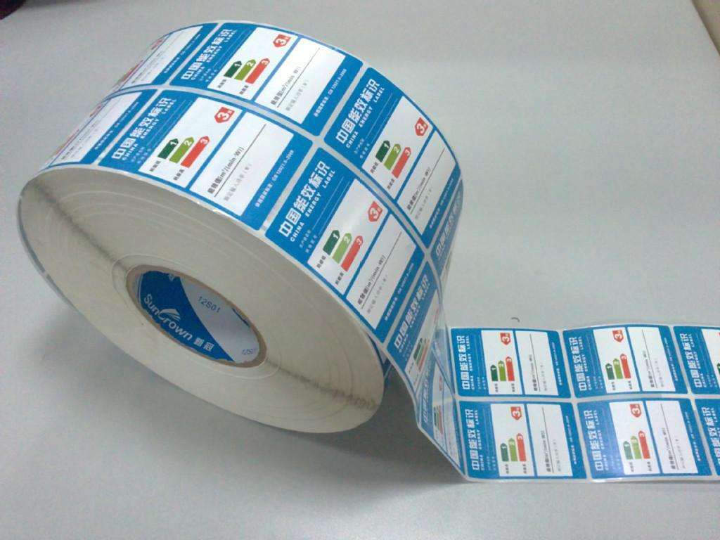 厂家定制定PET防水合成纸标签  铜版纸印刷 透明贴标签