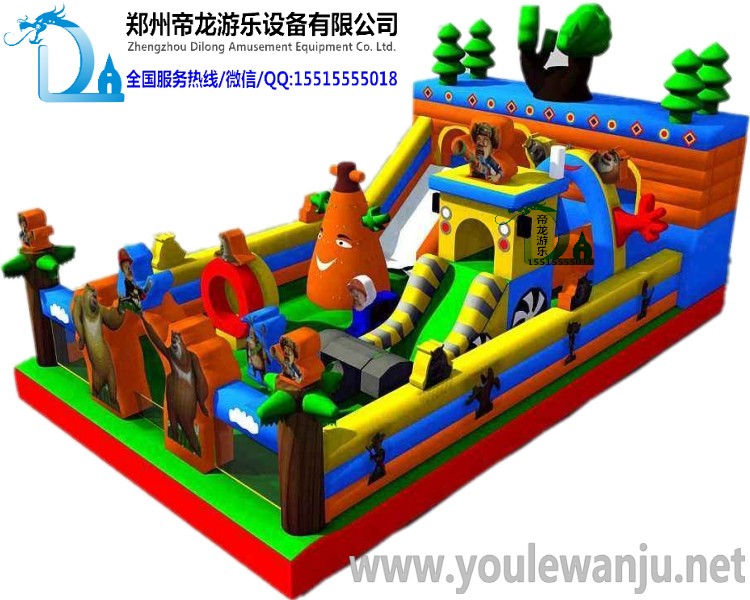 郑州帝龙供应充气城堡_儿童充气玩具_充气城堡批发出售价格优惠图片