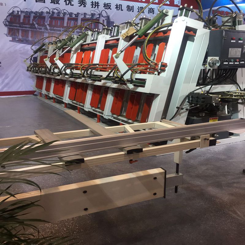 青岛市木工机械拼板机厂家供应拼板机 双面拼板机 木工机械液压双面拼板机 木工机械拼板机