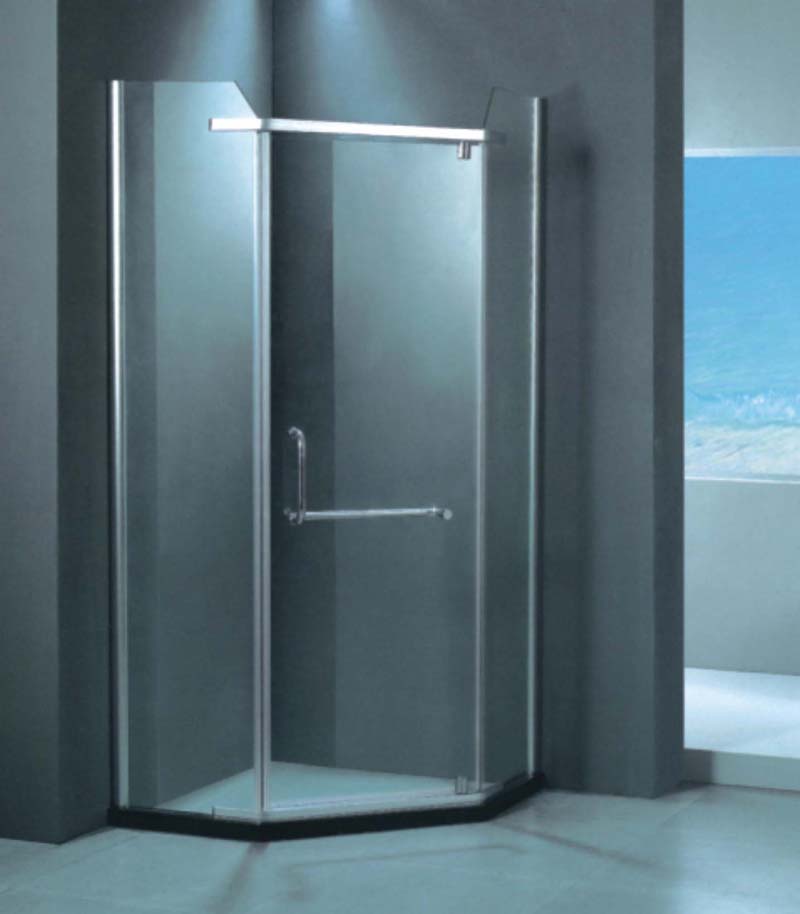 除了可以做浴室玻璃移门还可以做成那种的淋浴门？图片