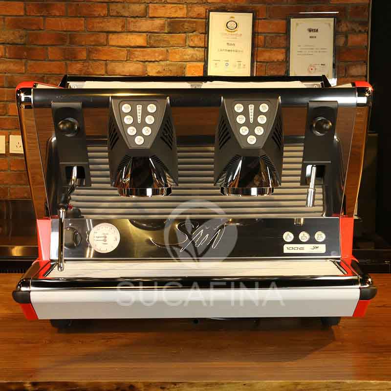 lasanmarco咖啡机100sprintE双头电控意式商用进口图片