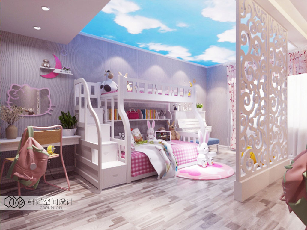 上海男孩女孩儿童房简单装修注意事项 婴儿房装修效果图