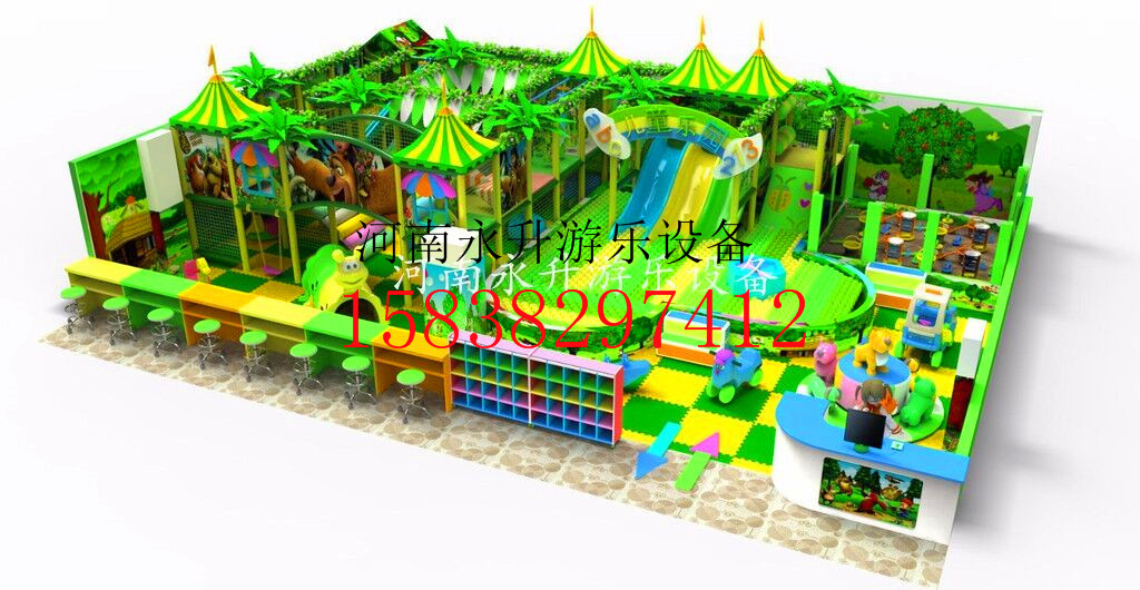 大型淘气堡厂家儿童游乐设备室内儿童乐园价格图片