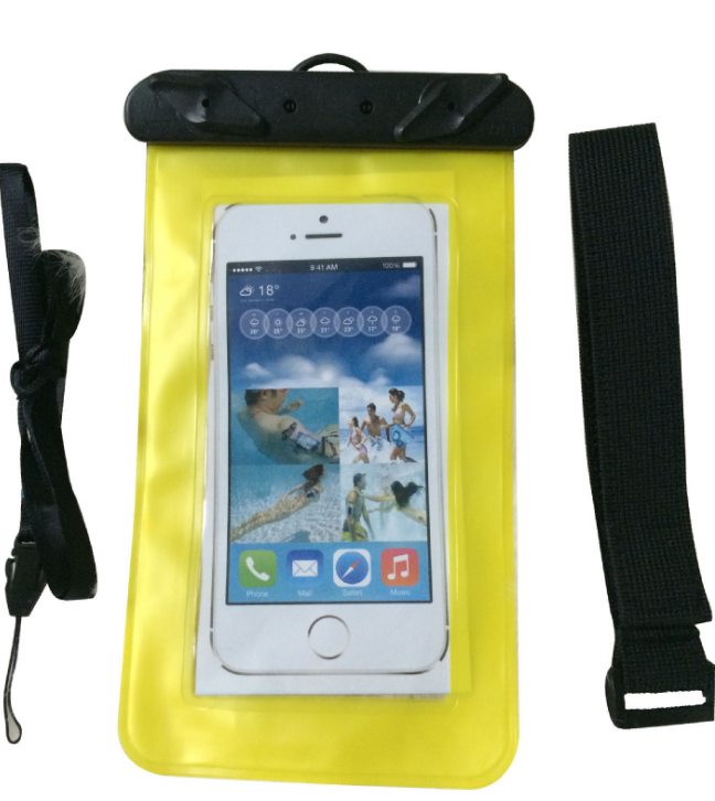 现货挂绳式臂带手机防水袋 触屏透明pvc防水手机袋 现货批发图片
