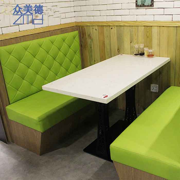 深圳市沙发厂家餐饮店异形沙发定做，半圆弧形沙发，餐厅简约条形卡座