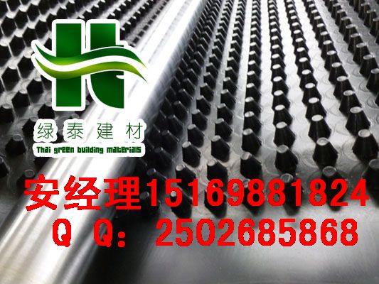 北京3公分地下室排水板{60高}30高车库排水板