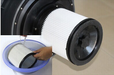 凯德威手推式干湿两用工厂车间使用DL-1232微型工业吸尘器