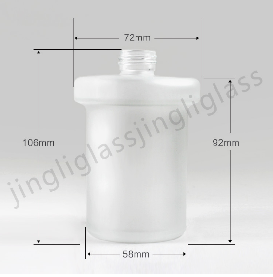 热销有现货！！！厂家生产批发卫浴瓶卫浴玻璃瓶蒙砂玻璃瓶图片