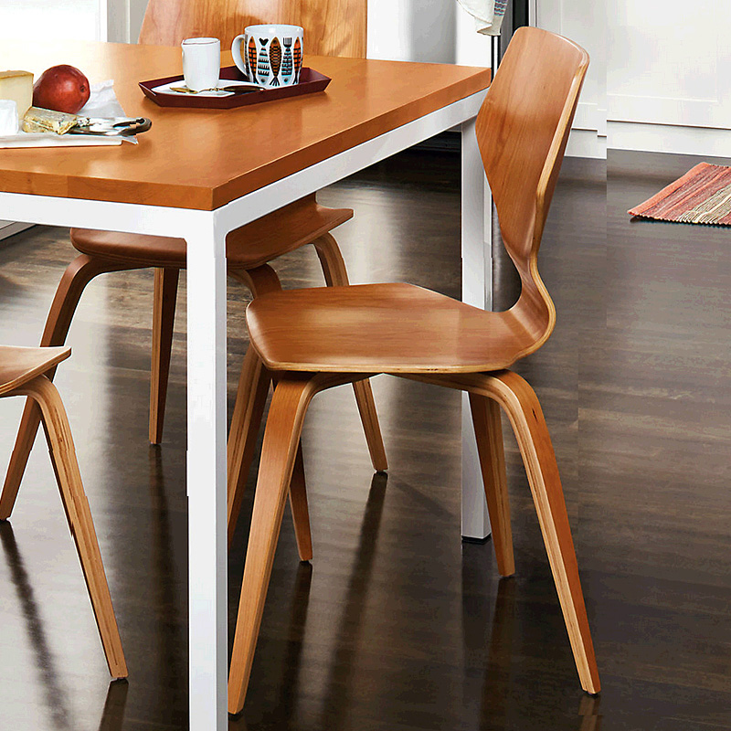 北欧现代家用实木餐椅曲木椅北欧现代家用实木餐椅曲木椅子图片