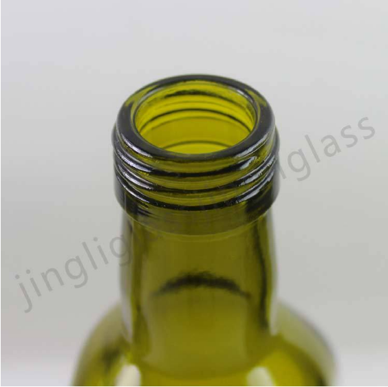 生产玻璃瓶250ml，500ml，750ml，1000ml墨绿色 橄榄油瓶