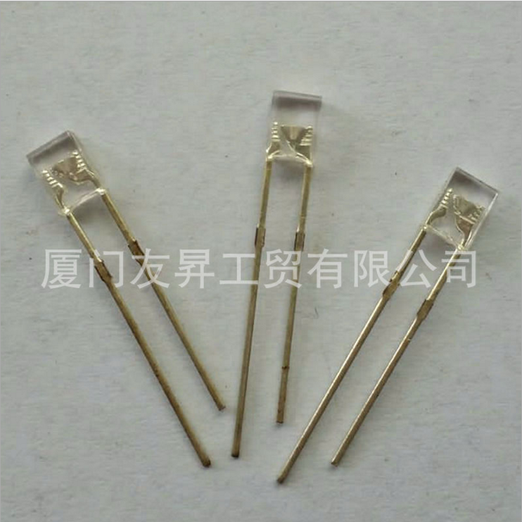 晶元2*3*4方型白发蓝LED灯珠 直插式发光二极管