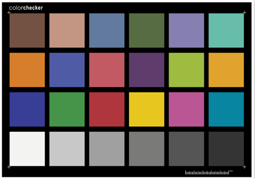 ISO分辨率色彩卡pantone色卡，标准肤色卡，畸变卡