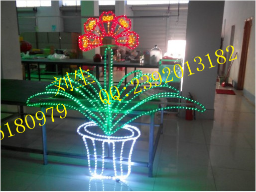中山市LED发光中国结、灯杆装饰发光中厂家
