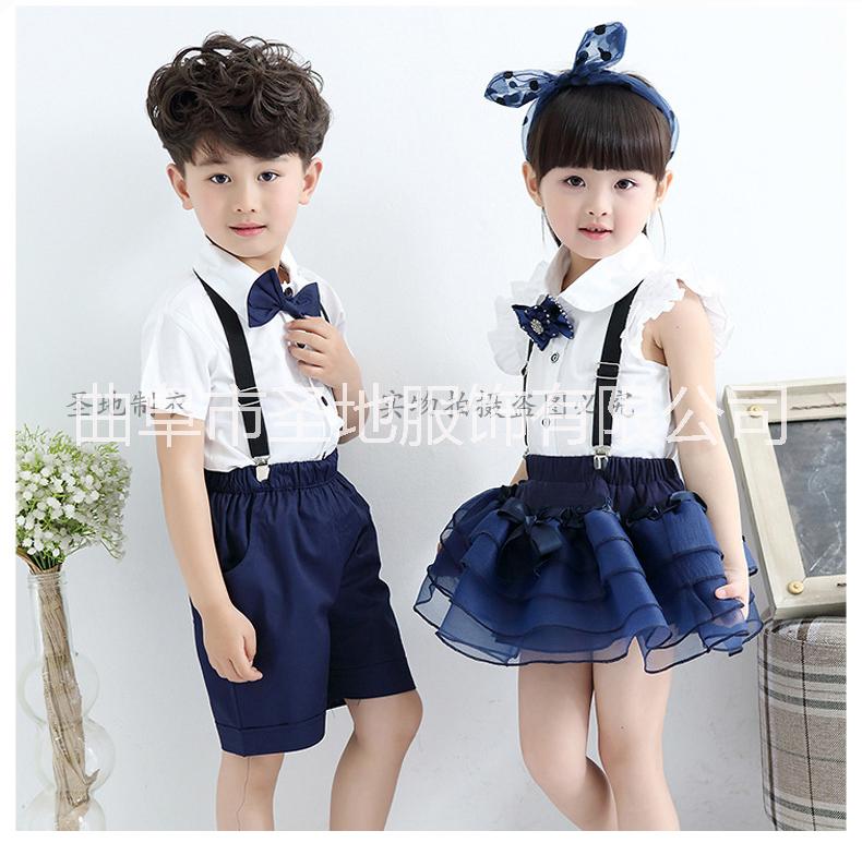 定做夏季校服幼儿园园服套装中小学生校服班服厂家定制儿童夏季运动套装幼儿园园服图片