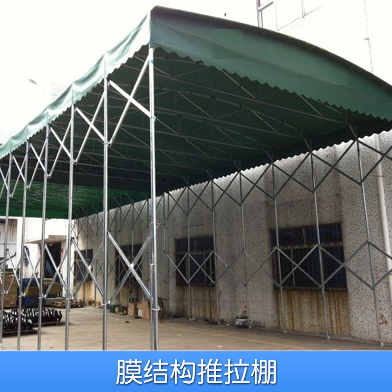 上海冉誉膜结构工程膜结构推拉棚PVC膜材活动伸缩推拉棚厂家定制