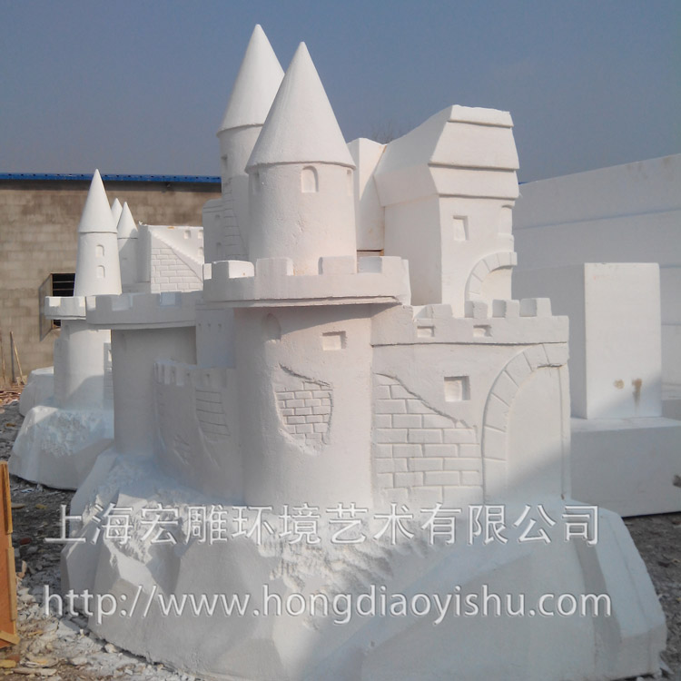 婚庆泡沫道具雕塑欧式城堡舞台拱门罗马柱节日道具商业美陈上海