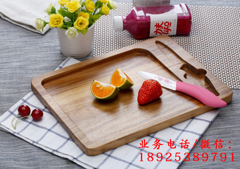 阳江市木质切水果板实木菜板厨房砧板环保厂家