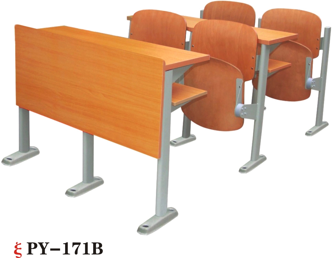 多媒体阶梯课桌椅PY-171B