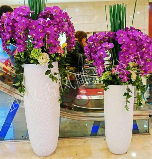 供应武汉玻璃钢花盆制作 玻璃钢花盆，室内树脂花盆图片