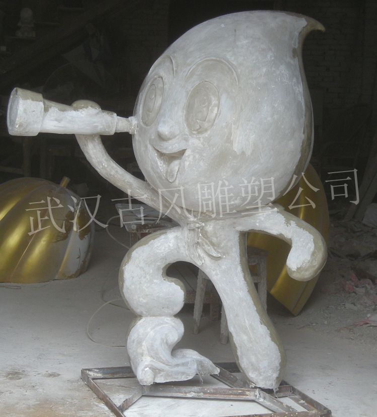武汉雕塑公司，彩绘玻璃钢雕塑批发