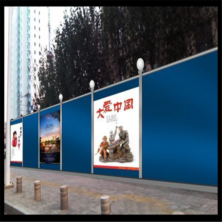 深圳围挡多少钱一平方 地铁建设公益围挡板 城市泡沫夹心围挡批发