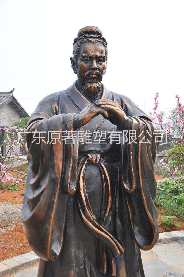 广东铸铜雕塑厂供应三国人物雕塑铸铜雕塑园林主题雕塑批发图片