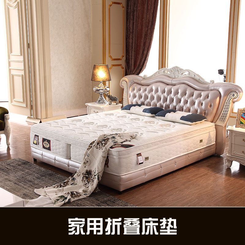 佛山家用折叠床垫乳胶海绵折叠软体床垫席梦思厂家定制直销图片