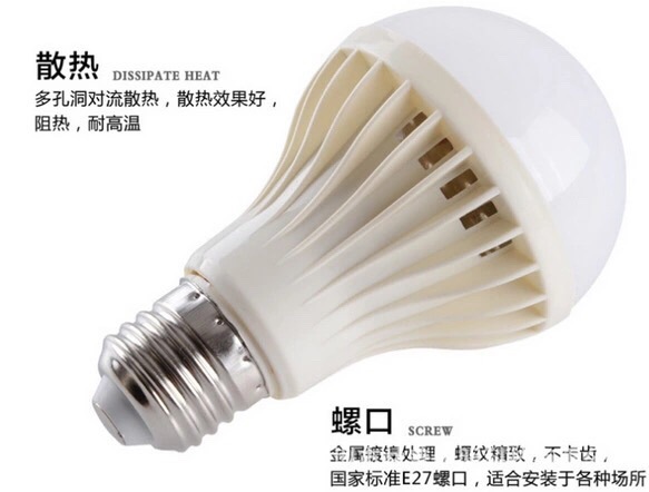 厂家批发新款9w LED 球泡灯 家用球形装饰节能灯泡