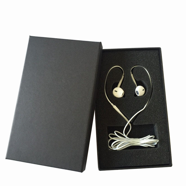 厂家批发牛皮纸蓝牙耳机通用包装纸盒子精美钢化玻璃膜礼物盒定制图片