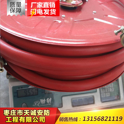 消防器材JPS0.8-19/25消防软管卷盘19MM消防自救卷盘消防水管图片