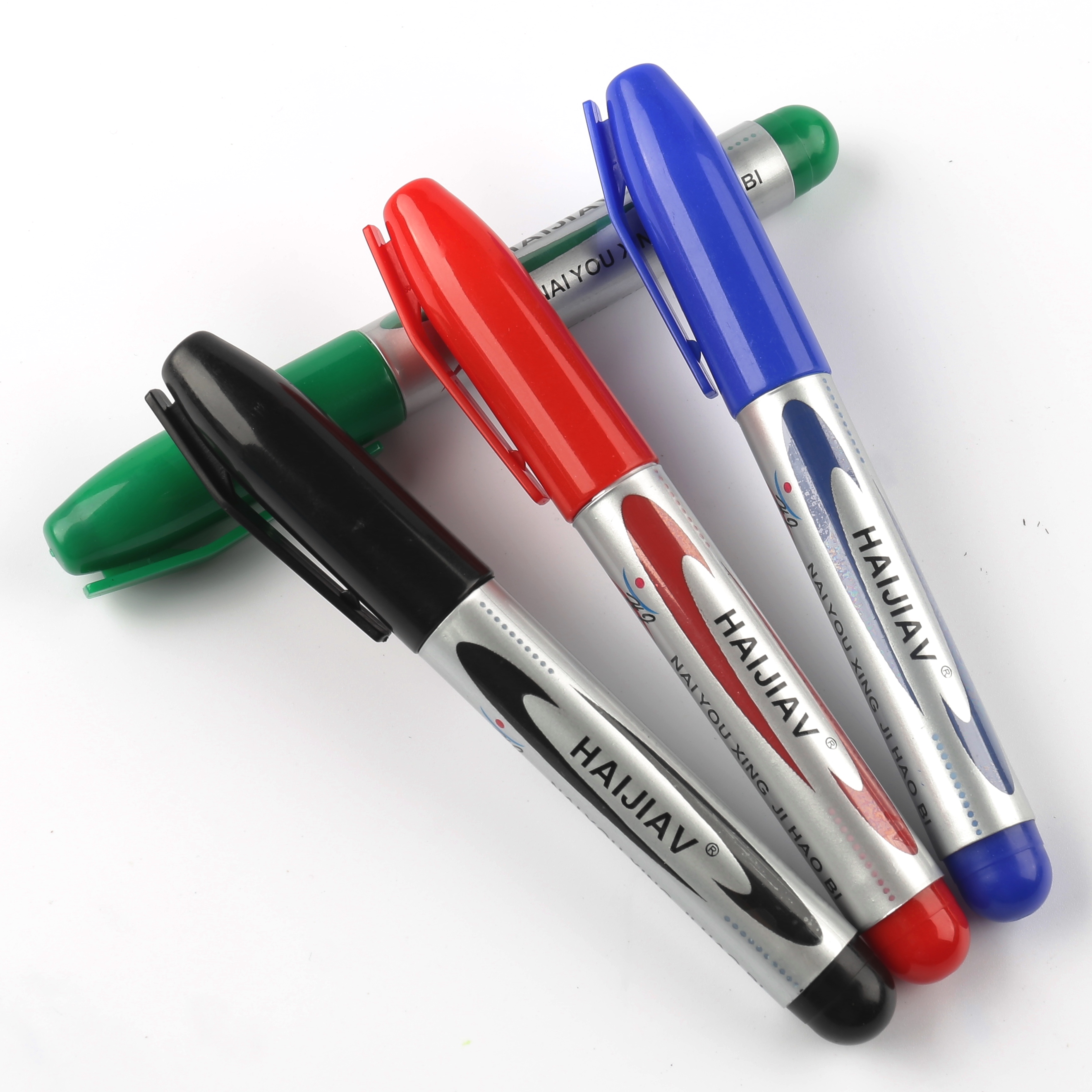 厂家直销油性记号笔2004彩色记号笔 红蓝绿黑,大头笔/马克笔