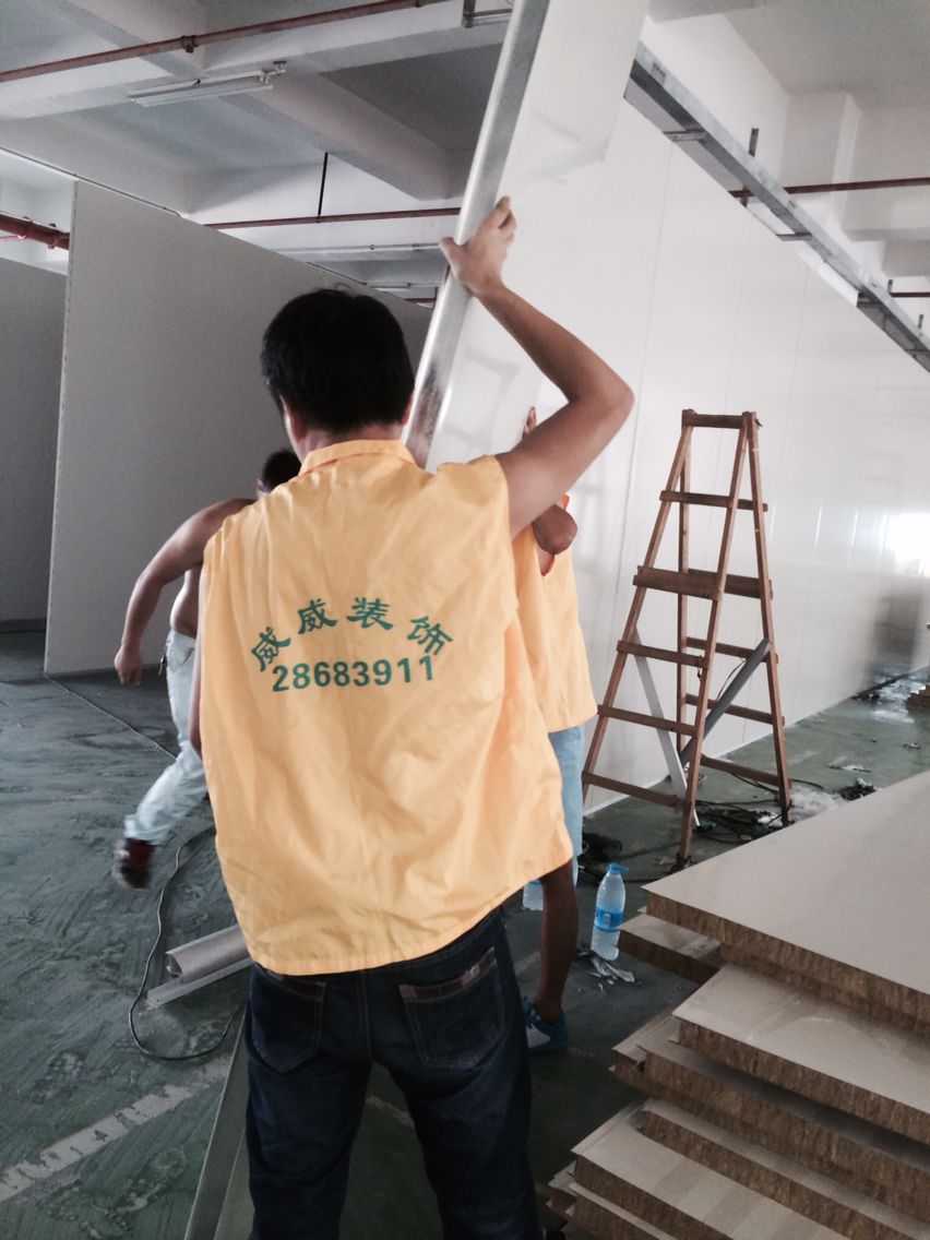 深圳市宝安彩钢板装修|彩钢板隔墙|无尘厂家