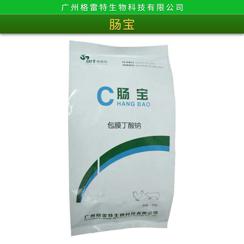 广州肠宝生产厂家供应动物营养品猪饲料混剂包膜丁酸钠肠宝