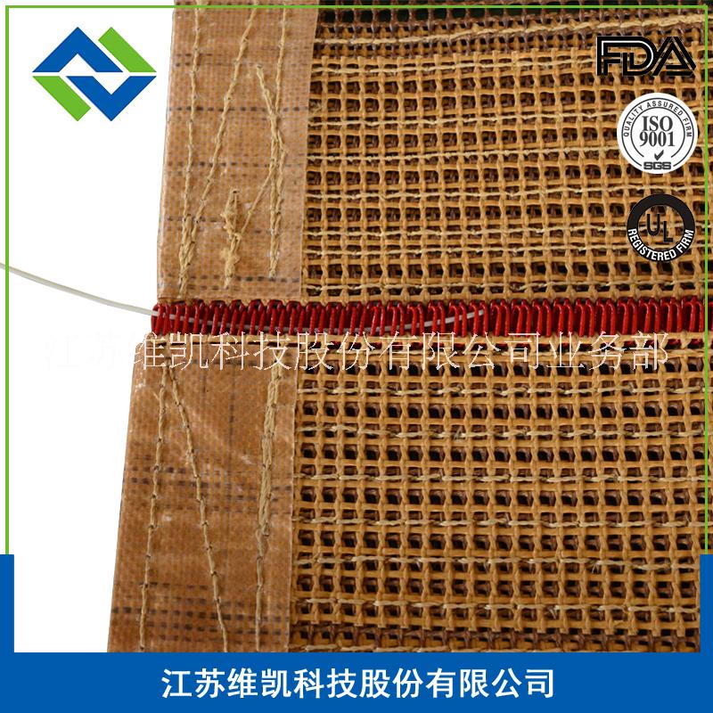 维凯供应丝网印染烘干设备网带特氟龙输送带图片
