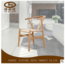 叉骨椅 仿木餐椅现代简约Y椅 创意设计仿木椅子北欧 佛山厂家直销叉骨椅