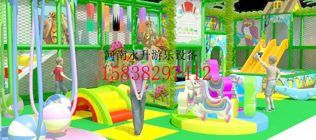 新型淘气堡室内儿童乐园儿童大型淘气堡大型娱乐设备图片