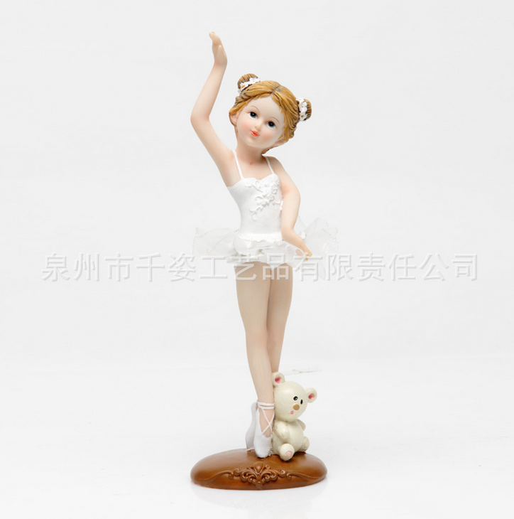 厂家销售欧式芭蕾舞蹈小天使摆件图片