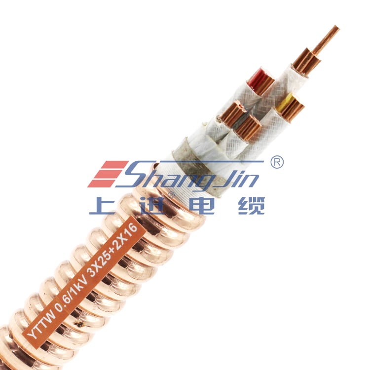 上海柔性防火电缆报价 铜护套防火电缆YTTW-3*25+2*16