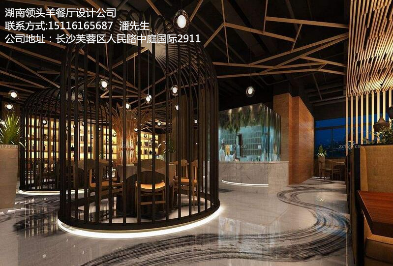 赣州宜春创意个性餐厅装修设计找湖南领头羊餐厅设计公司